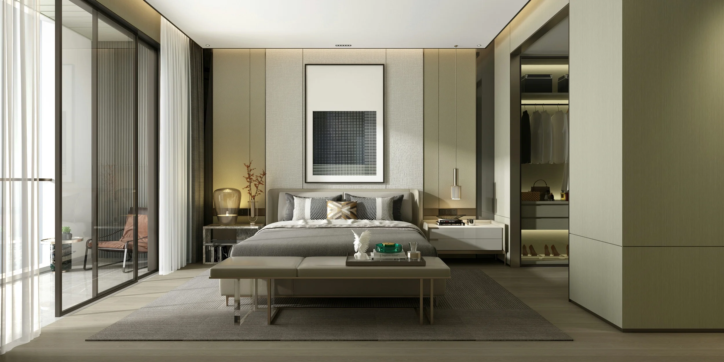 Bedroom accent wall